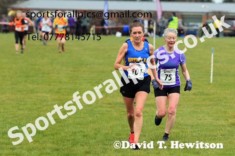 Womens 35+ and Mens 65+ 2023 NEMAA Cross Country, Croft Circuit, North Yorkshire. Photo: David T. Hewitson/Sports for All Pics